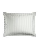 Set aus 2 weißen Rozas Kissenbezügen aus Baumwollsatin — 2 x (50 x 70 cm)