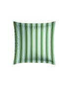 Federa Soline in raso di cotone verde/blu