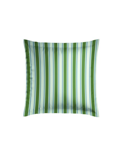 Federa Soline in raso di cotone verde/blu