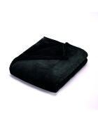 Maxi plid/copriletto in pile antracite - 180x220 cm