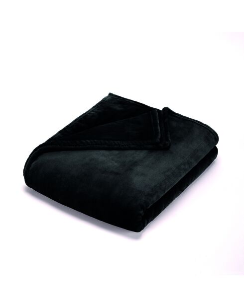 Maxi plid/copriletto in pile antracite - 180x220 cm