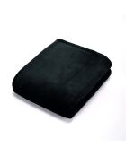 Maxi plid/copriletto in pile antracite - 180x220 cm