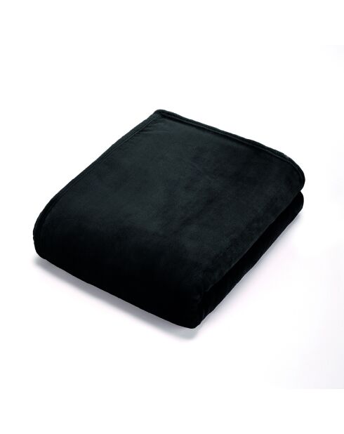 Maxi plid/copriletto in pile antracite - 180x220 cm