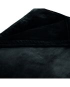 Maxi plid/copriletto in pile antracite - 180x220 cm