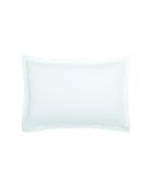 Set aus 2 Kissenbezügen aus Baumwollsatin Uni 1 Baratta Blanc 01 - 2x (50x70 cm)