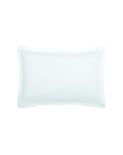 Set di 2 federe in raso di cotone Uni 1 baratta blanc 01 - 2x (50x70 cm)