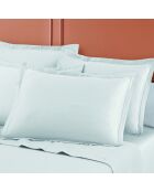 Set aus 2 Kissenbezügen aus Baumwollsatin Uni 1 Baratta Blanc 01 - 2x (50x70 cm)