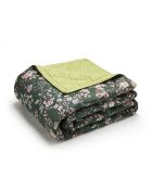 Couvre-lit XL Murmure floral vert - 220x250 cm