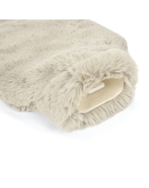 Borraccia per acqua calda con coperchio bianco - 20x33 cm