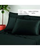Set de 2 taies d'oreiller en satin de coton Uni 1 baratta gris 03 - 2x(63x63 cm)