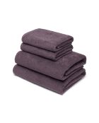 LT Handtuch aus gekämmter Baumwolle und Badetuch, malvenfarbener Schaum — 2 x (50 x 100 cm) + 2 x (70 x 140 cm)