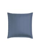 Set aus 2 Kissenbezügen aus gestreiftem Baumwollsatin Dobby Jacquard blau 06