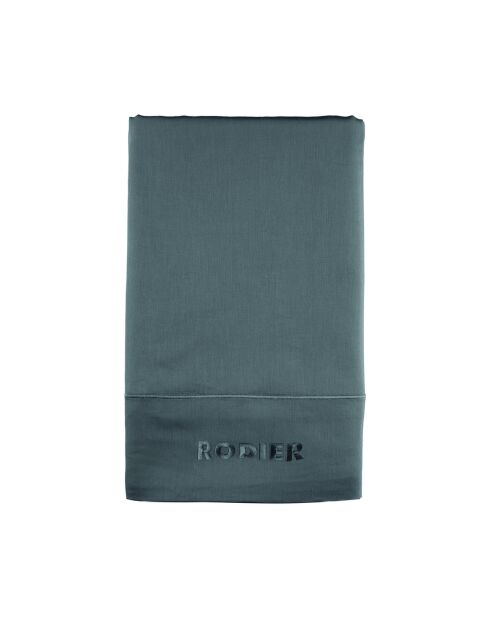 Drap plat en satin de coton Uni 1 baratta gris 02