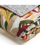 Papagayo Bettdecke aus Baumwollsatin, 220 x 250 cm, orange
