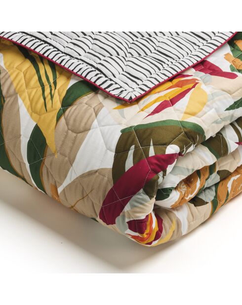 Copriletto Papagayo in raso di cotone arancione - 220x250 cm