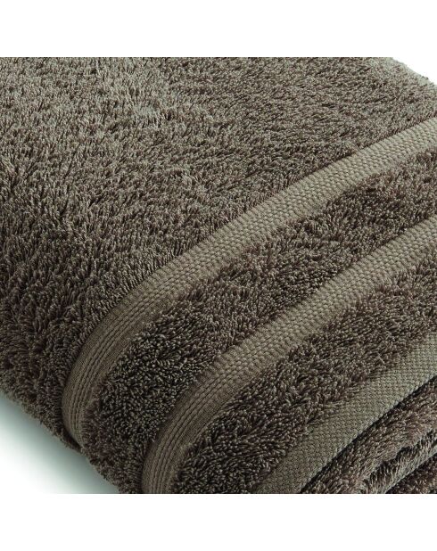 Maxi drap de bain marron - 100x150 cm