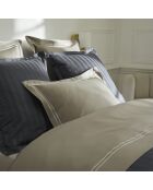 Ensemble de draps Mini taie rectangle en satin de coton Nice taupe - 150x200 cm