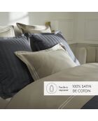 Ensemble de draps Mini taie rectangle en satin de coton Nice taupe - 150x200 cm