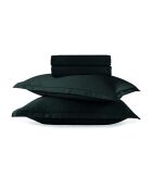 Juego de sábanas maxi, funda rectangular de satén de algodón Uni 1 baratta gris 03