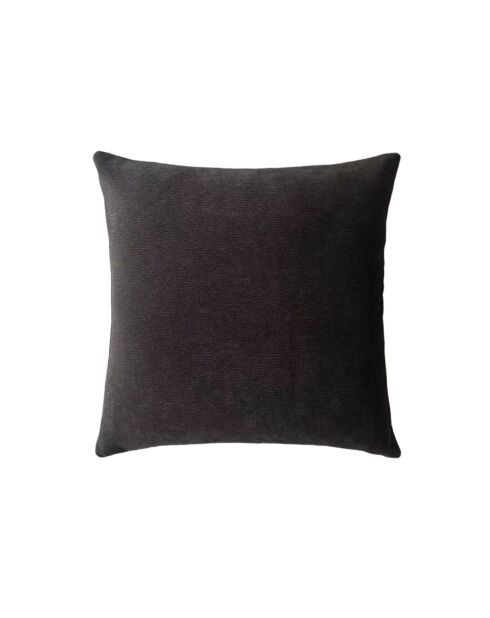 Housse de coussin Malory gris foncé - 45x45 cm
