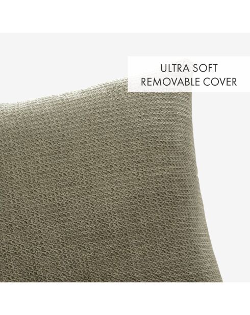 Housse de coussin Maya vert - 45x45 cm