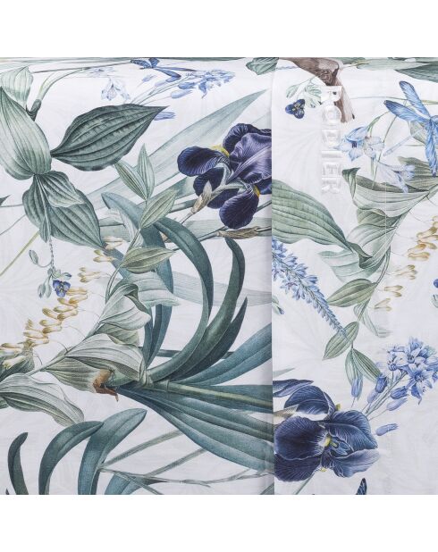 Jardin d'Eden laken van wit katoensatijn - 240x300 cm