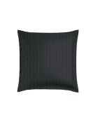 Set di 2 federe in cotone satinato a righe intrecciate Dobby Jacquard grigio 03