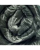 Édredon avec glands satin de coton Wild noir - 140x200 cm
