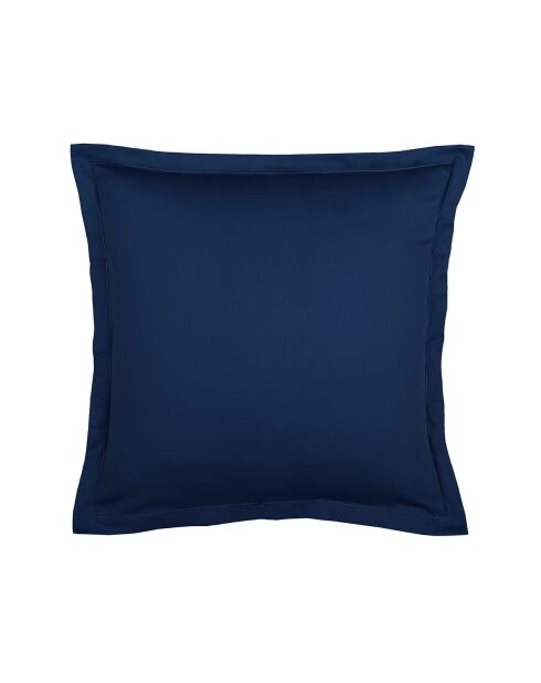 Lot de 2 taies d'oreiller satin de coton Uni 1 baratta bleu 11
