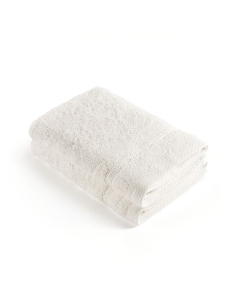 Set de 2 essuie-mains en coton ultra doux blanc - 2x(45x45 cm)