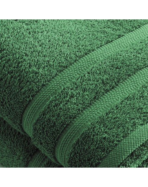 Set van 2 flessen groene badlakens - 70x140 cm