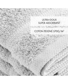 Set de 4 serviettes d'invitées sable - 30 cm