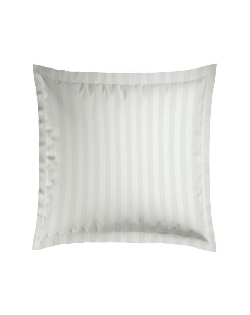 Set de 2 taies d'oreiller en satin de coton Rozas blanc - 63x63 cm