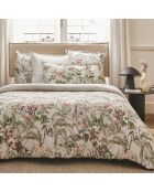 Set de 2 taies d'oreiller en satin de coton Rozas blanc - 63x63 cm