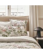 Set de 2 taies d'oreiller en satin de coton Rozas blanc - 63x63 cm