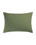 Floréal groene kussensloop van katoensatijn 11 - 2x (50x70 cm)