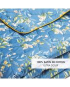 Couvre-lit XL Belle de Nuit bleu - 220x250 cm