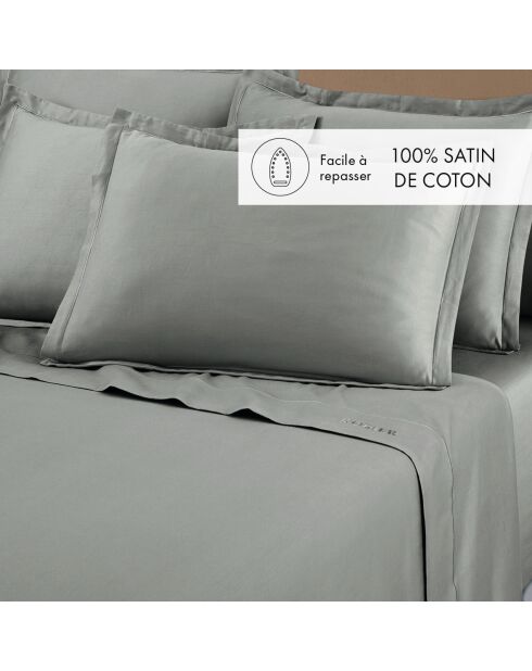 Uni 1 baratta taupe 01 katoensatijn laken