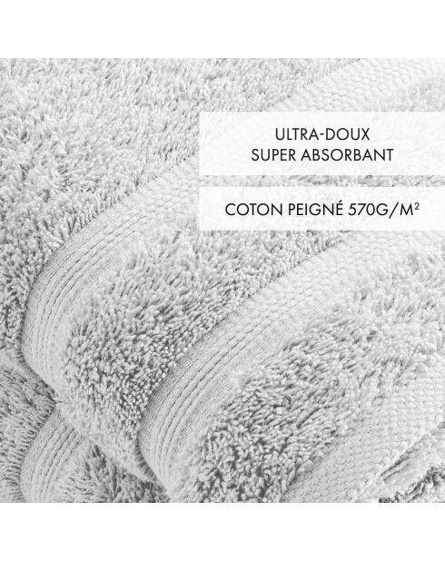 Set de 2 serviettes sable - 50x100 cm