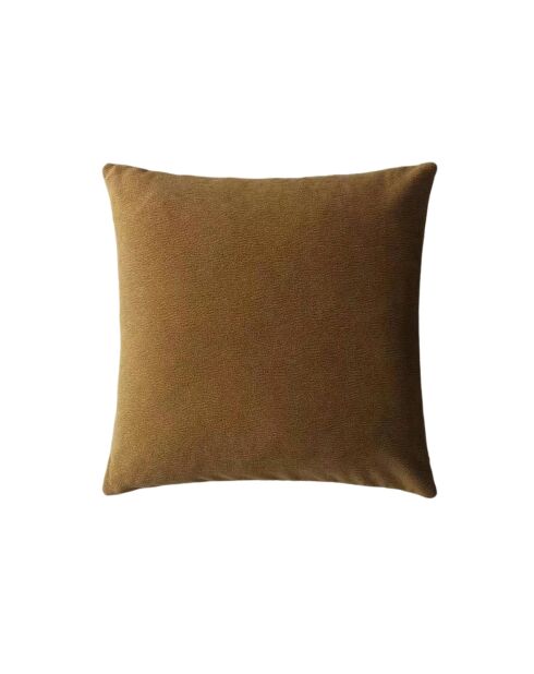 Housse de coussin Malory jaune moutarde - 45x45 cm