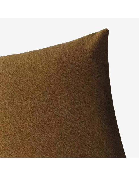 Housse de coussin Malory jaune moutarde - 45x45 cm