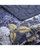 Couvre-lit XL Floraison d'hortensias bleu - 220x250 cm