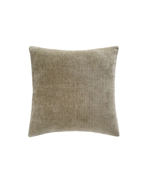 Housse de coussin Maya taupe - 45x45 cm