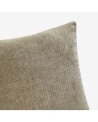 Kissenbezug Maya, 45 x 45 cm, taupe