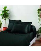 Drap plat en satin de coton Uni 1 baratta gris 03