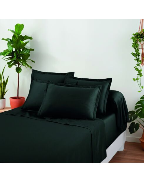 Drap plat en satin de coton Uni 1 baratta gris 03