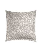 Set di 2 federe in raso di cotone Damask Floralia taupe - 63x63 cm