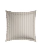 Set di 2 federe in raso di cotone Damask Floralia taupe - 63x63 cm
