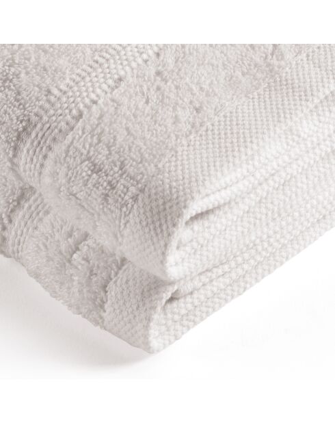 Set de 2 essuie-mains en coton ultra doux sable - 2x(45x45 cm)