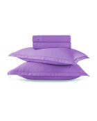 Ensemble de draps Mini taie rectangle en satin de coton Uni 1 baratta rose 03 -  150x200 cm